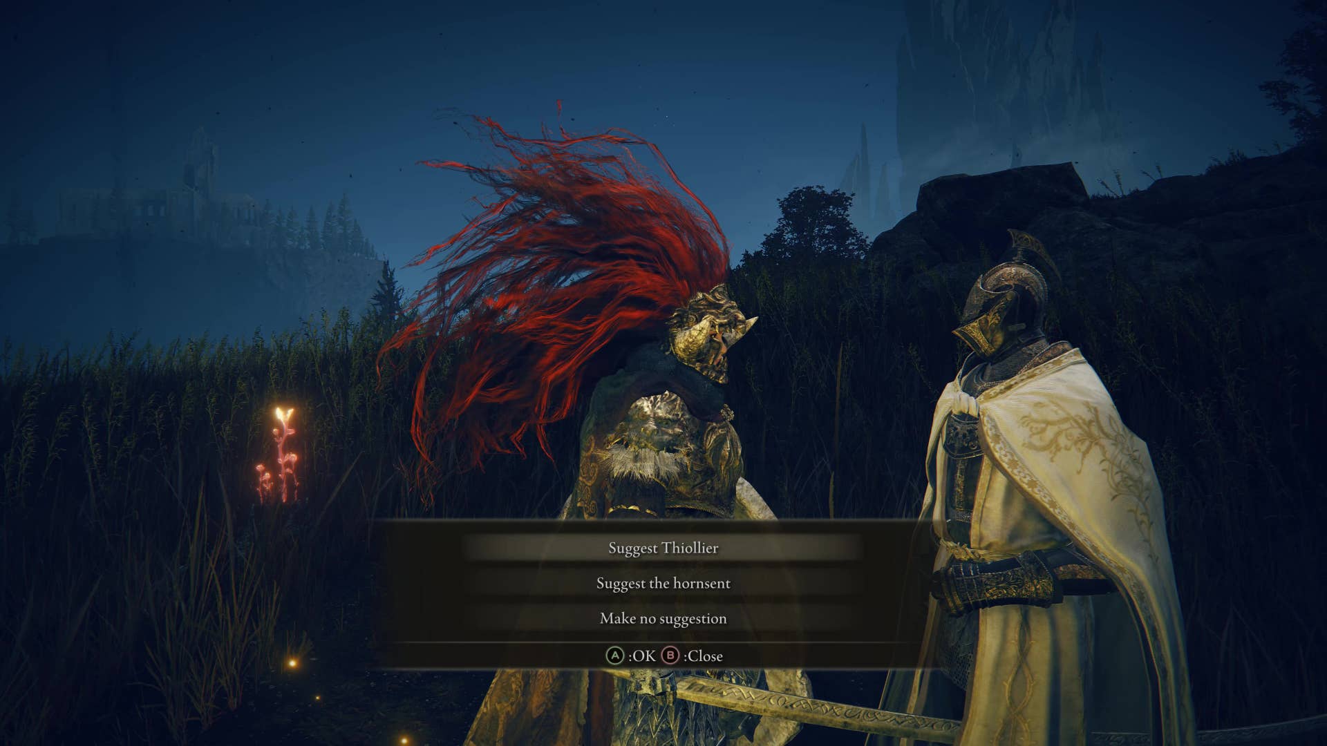 Should you suggest Thiollier or Hornsent in Elden Ring Shadow of the