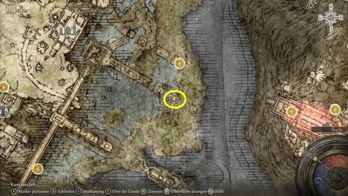 elden ring siofra river east teleporter map location