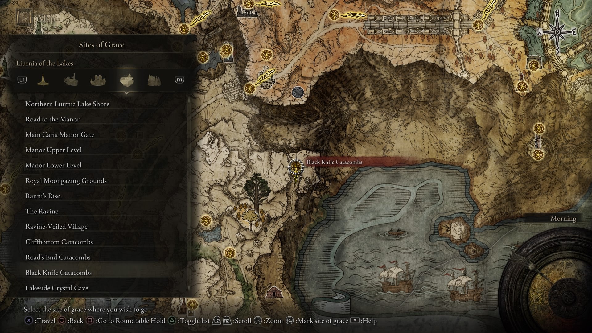 Elden Ring Site Of Grace: Black Knife Catacombs