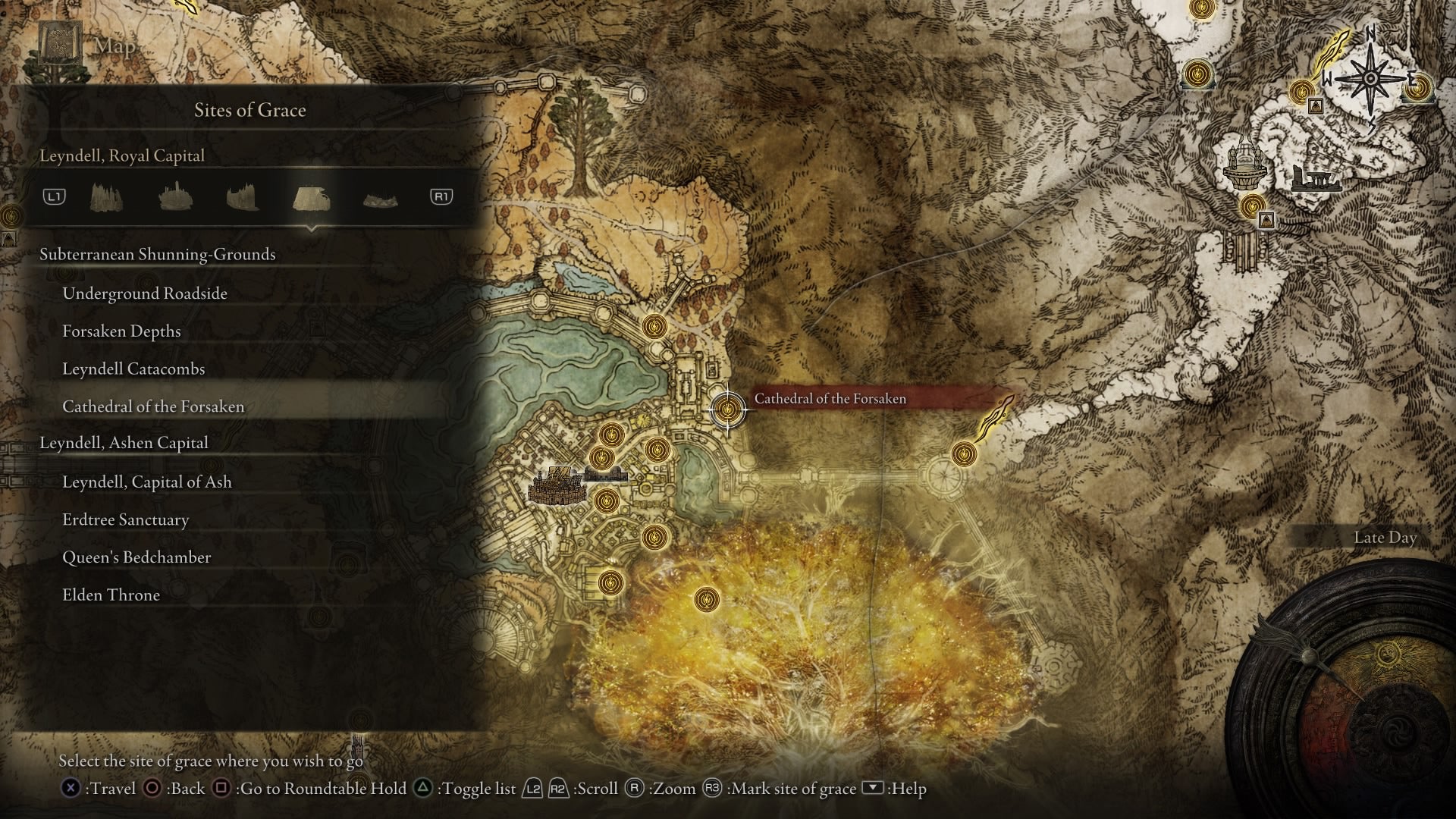 Elden Ring Site Of Grace: Cathedral of the Forsaken - 206