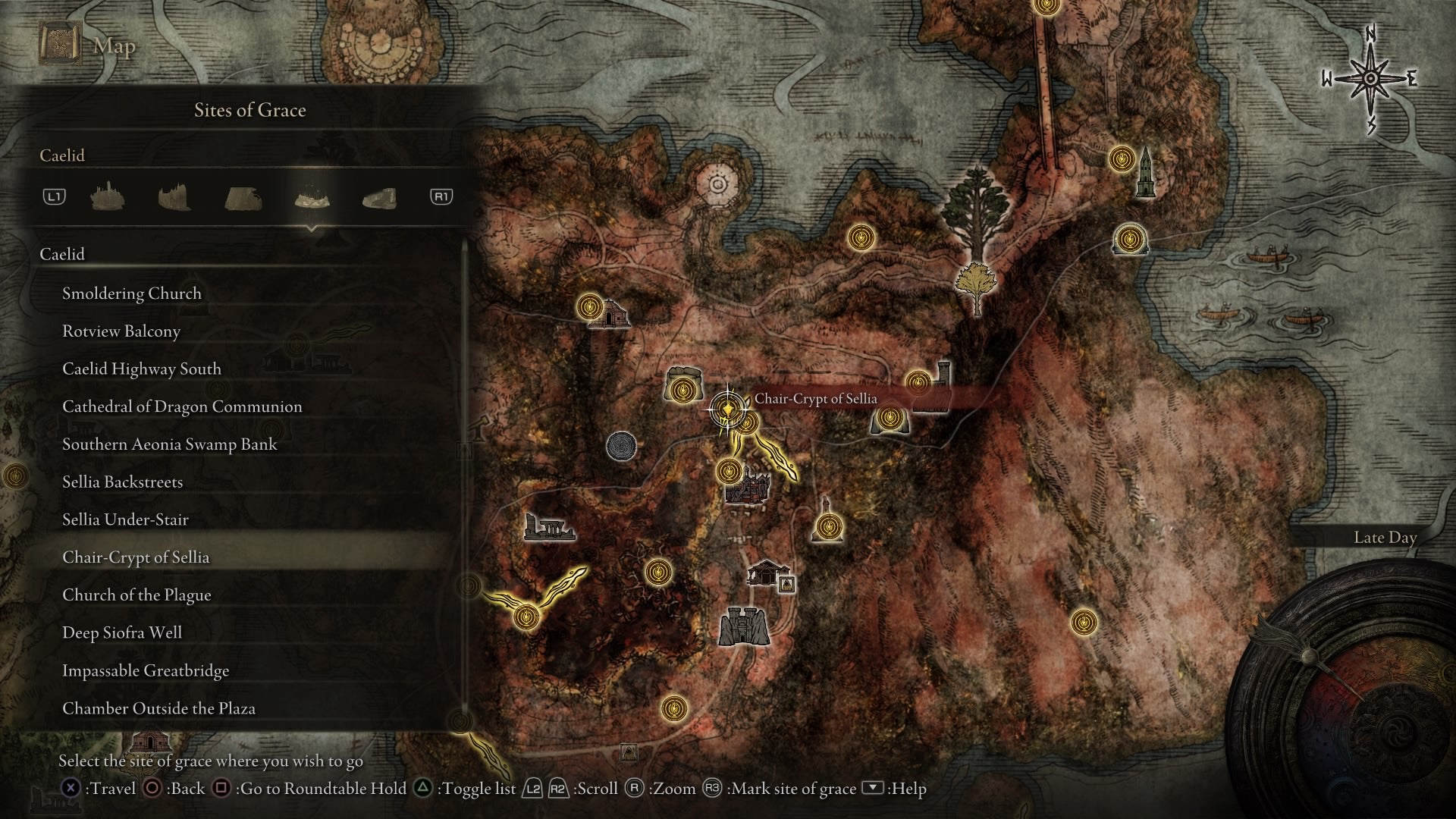 Elden Ring Site Of Grace: Chair-Crypt of Sellia