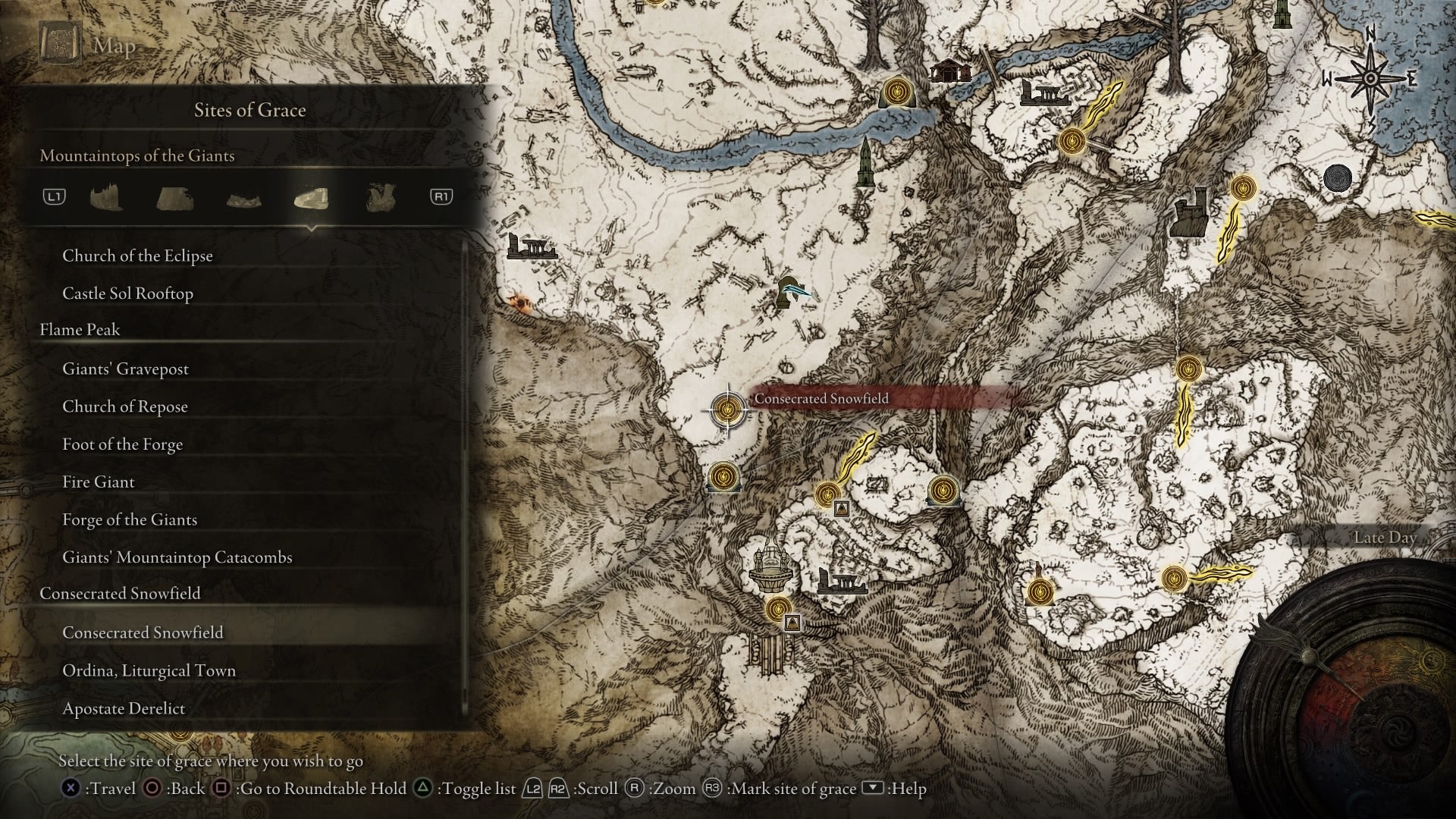 Elden Ring Site Of Grace: Consecrated Snowfield