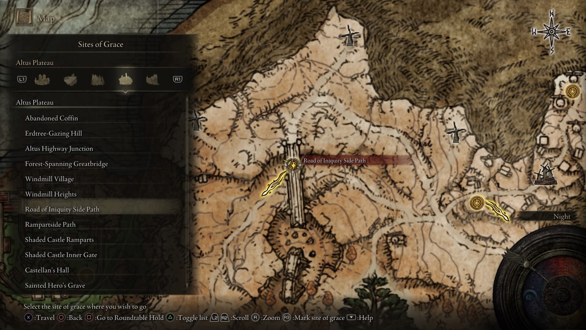 Elden Ring Site Of Grace: Road of Iniquity Side Path