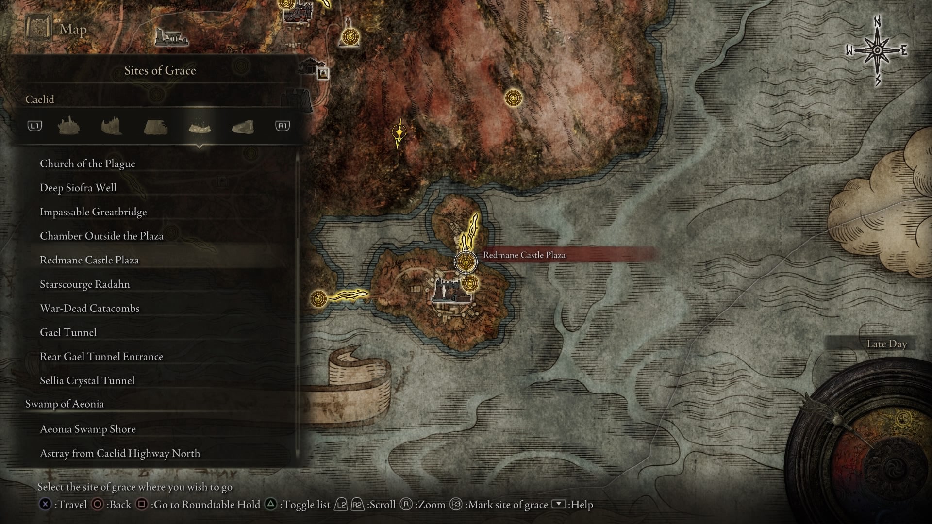 Elden Ring Site Of Grace: Redmane Castle Plaza