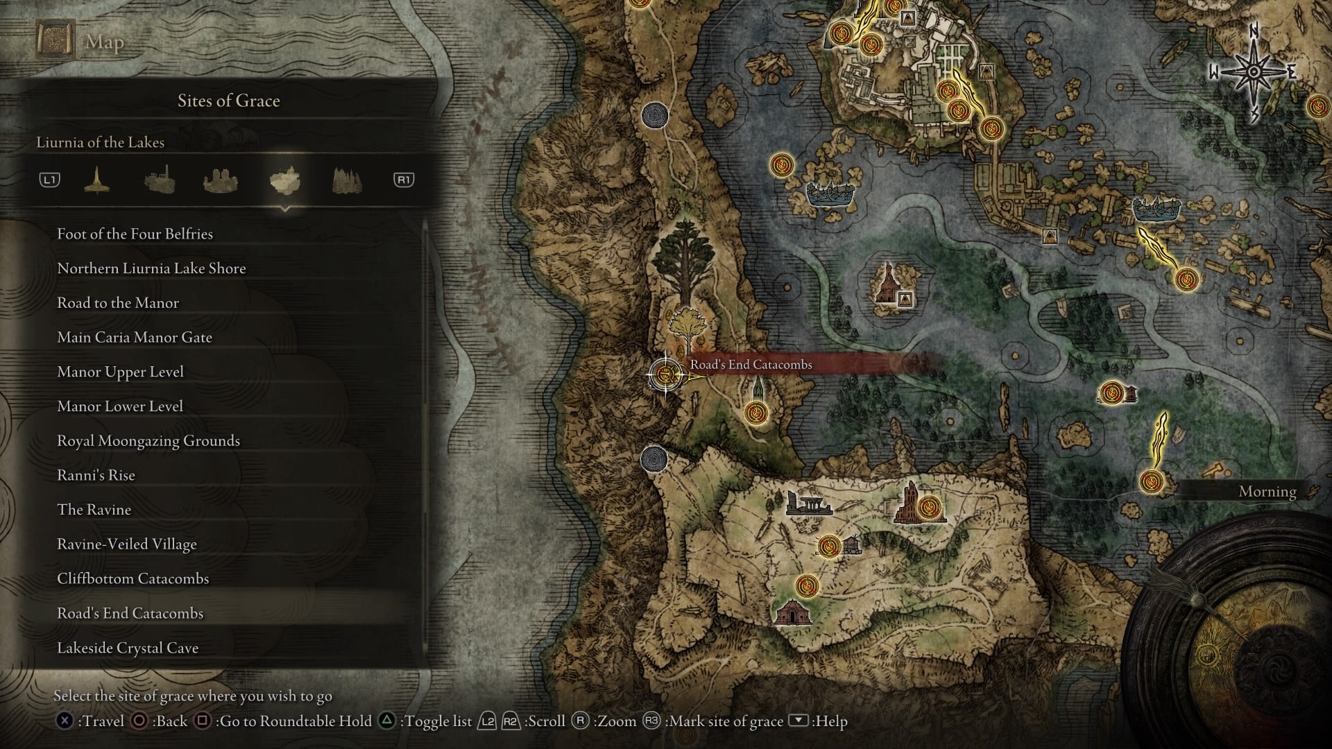 Elden Ring Site Of Grace: Road's End Catacombs - 117