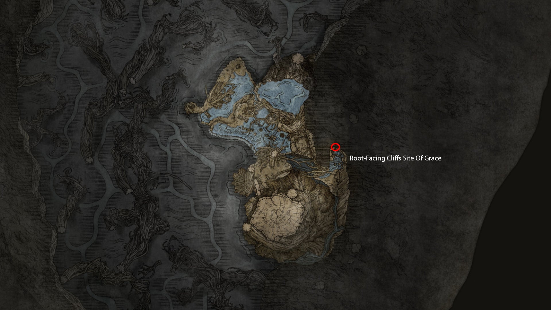 Elden Ring Site Of Grace: Root-Facing Cliffs