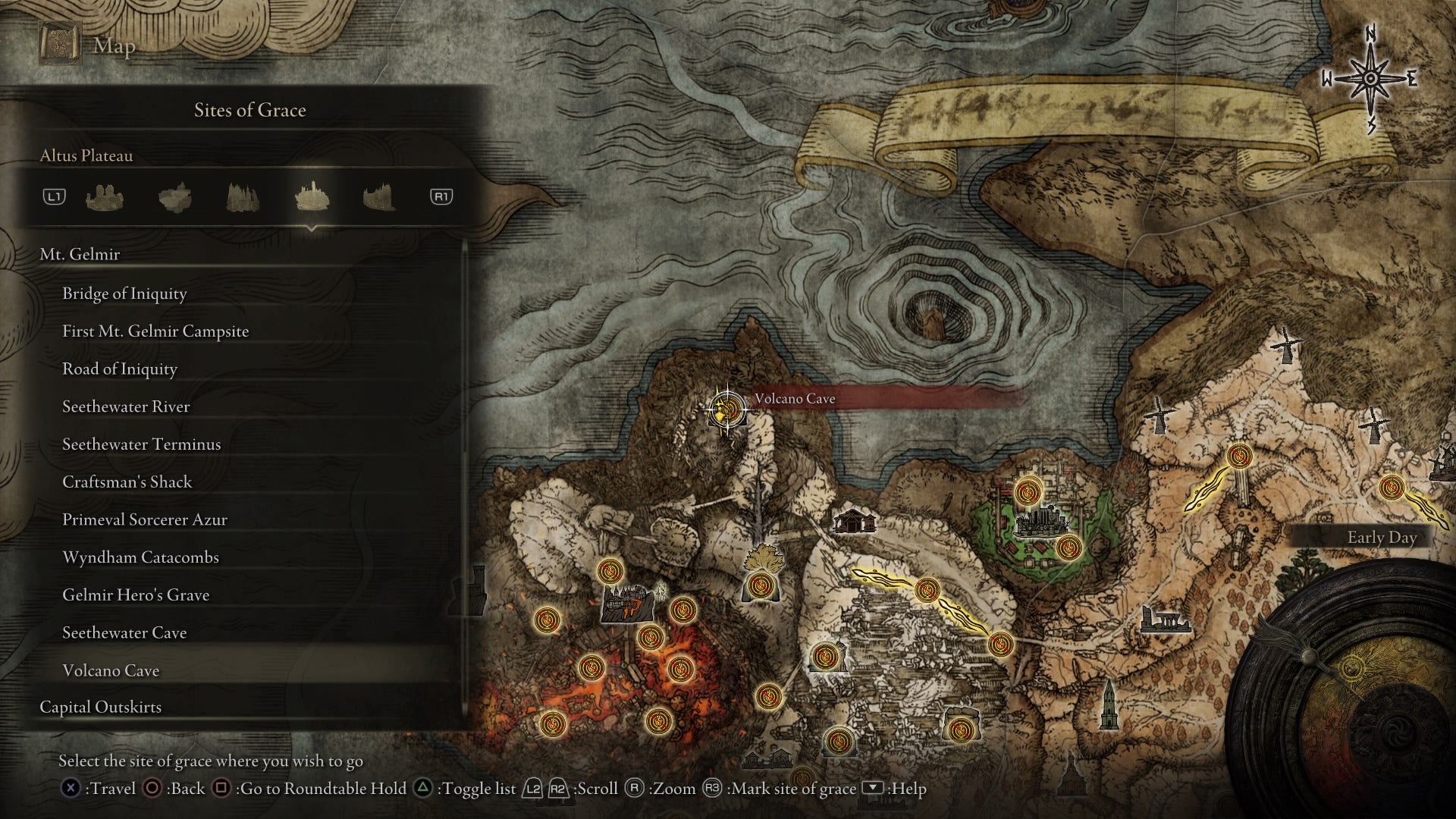 Elden Ring Site Of Grace: Volcano Cave