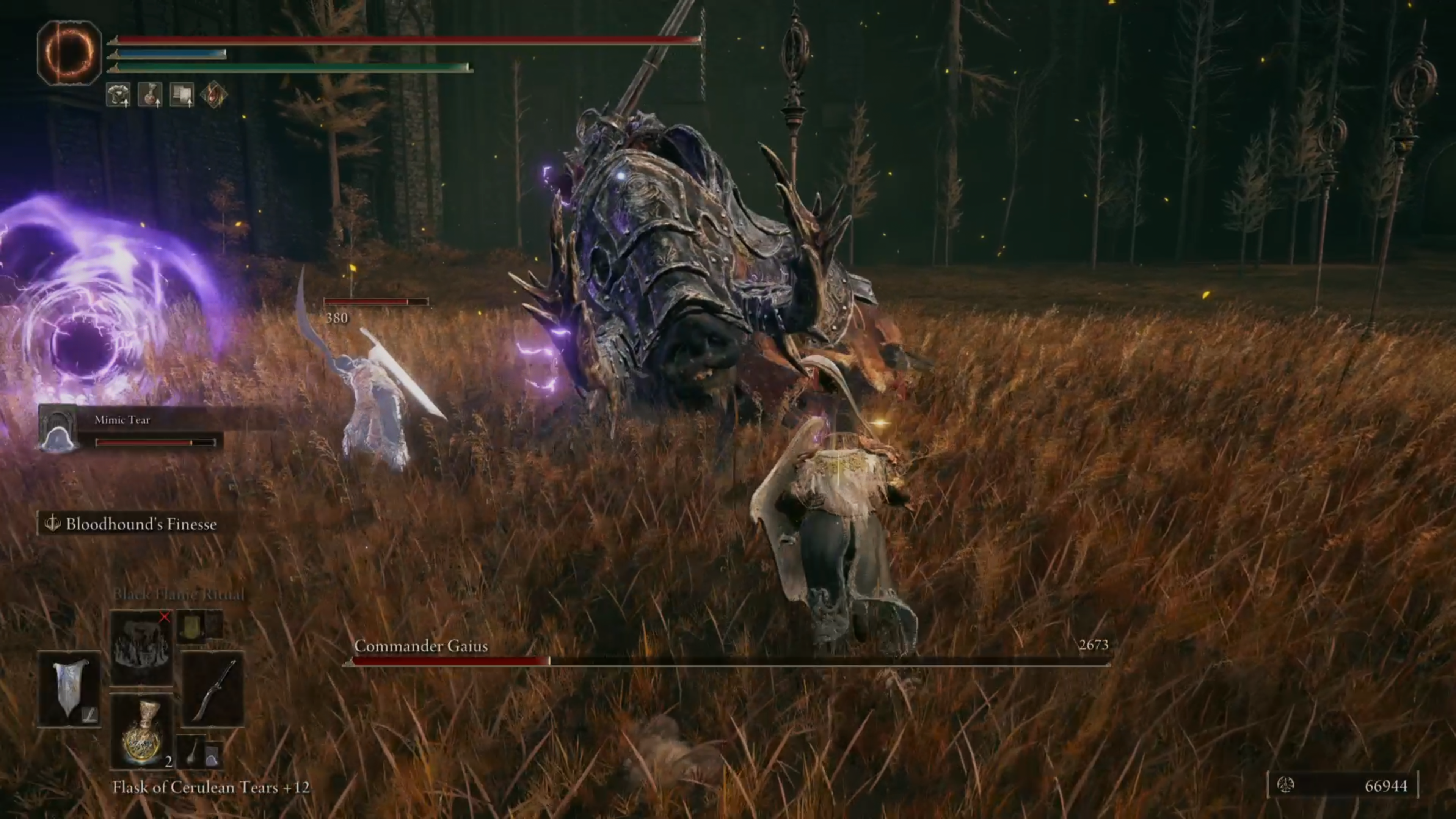 Commander Gaius creates gravity black hole in field