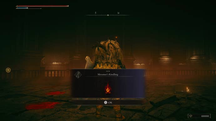 Boxout of reward for defeating Messmer: Messmer’s Kindling