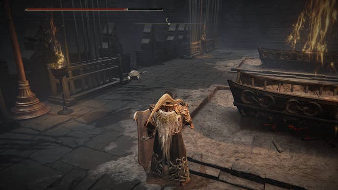 Burning boats in the Shadow Keep