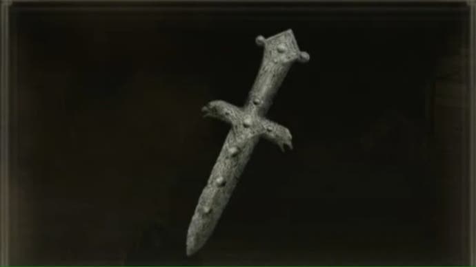 Clé de pierre à épée de l'anneau ancien