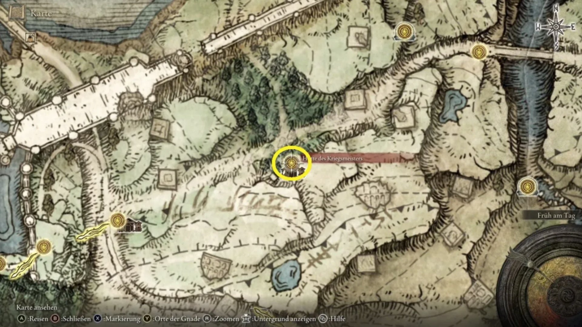 elden ring war masters hut map location