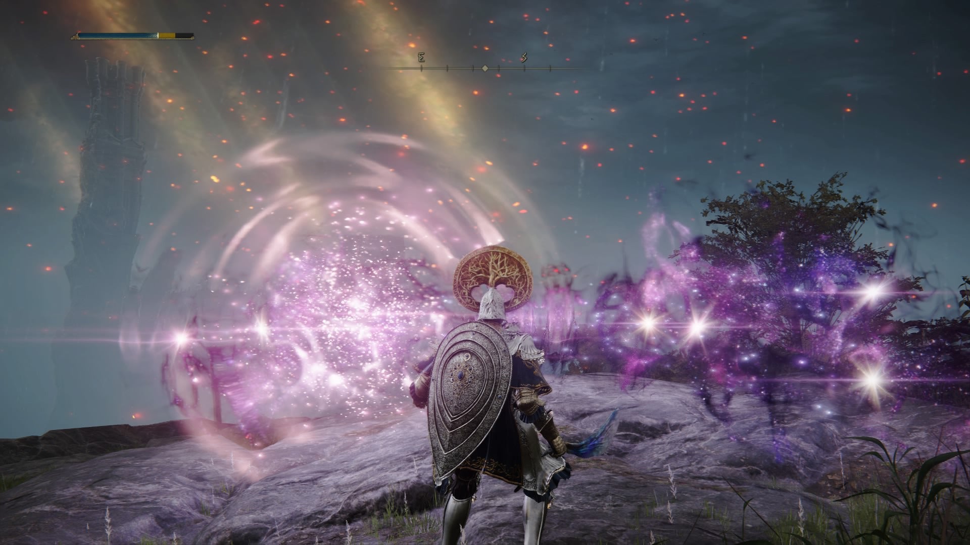 Screenshot of the Tarnished in Elden Ring wielding the Wing Of Astel - 8