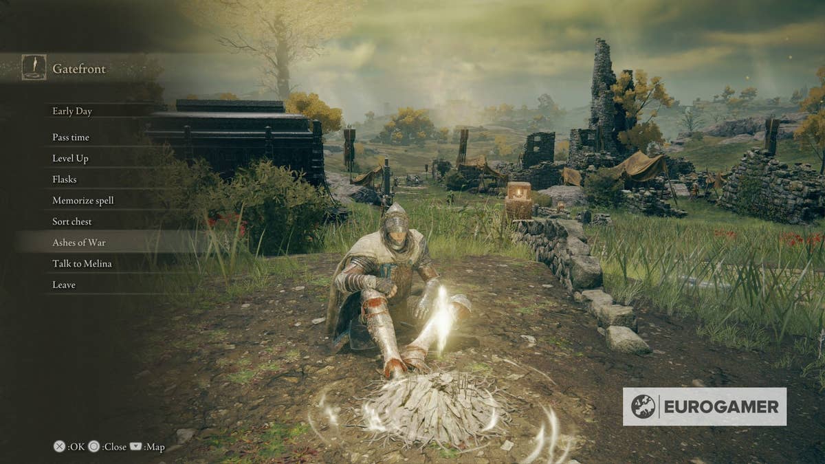 Elden Ring: How to use Whetstone Knife and equip Ashes of War