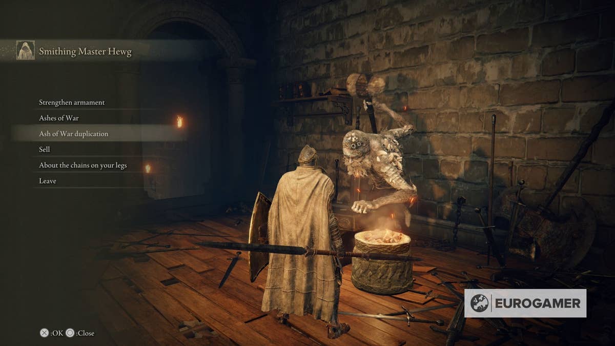 Elden Ring: How to use Whetstone Knife and equip Ashes of War