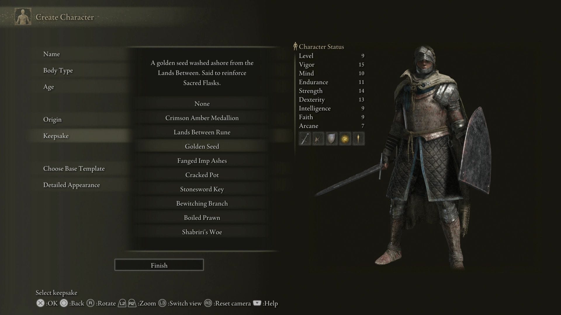 What is the best Keepsake starting item in Elden Ring?