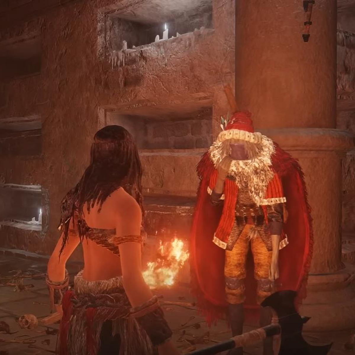 Elden Ring actually had a whole quest tying merchant Kale and his