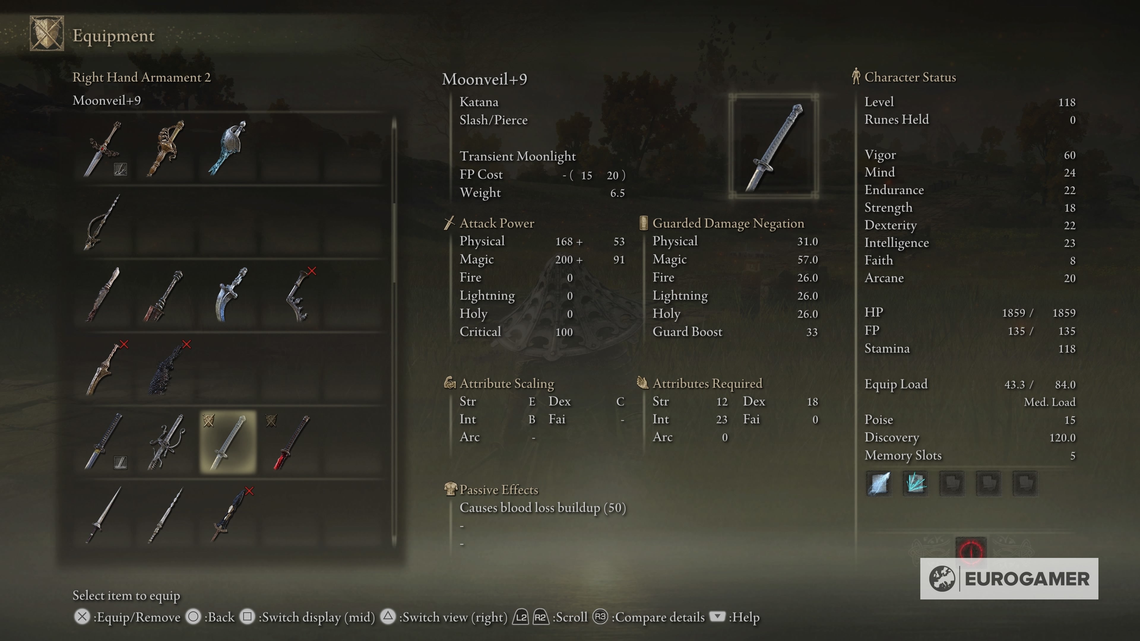 Best Elden Ring Samurai Build: Stats, Weapon, Armor And Talismans ...