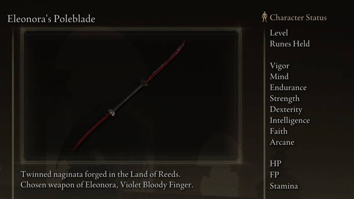 Best Elden Ring Bleed build: stats, weapon, armor and talismans