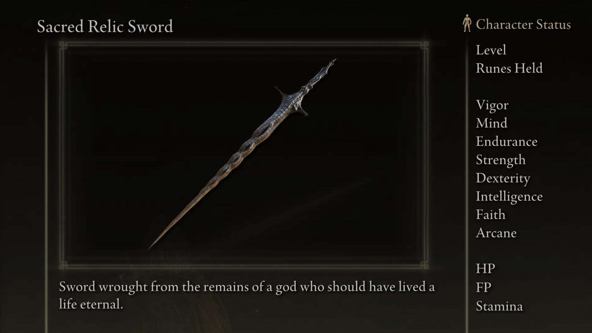 Relic Sword Tibia Best Elden Ring Paladin build | Eurogamer.net