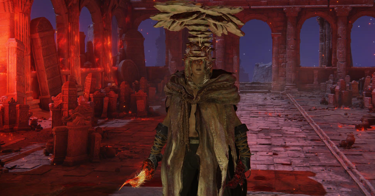 Rot Pot Best Elden Ring Scarlet Rot build: stats, weapon, armor and talismans ...