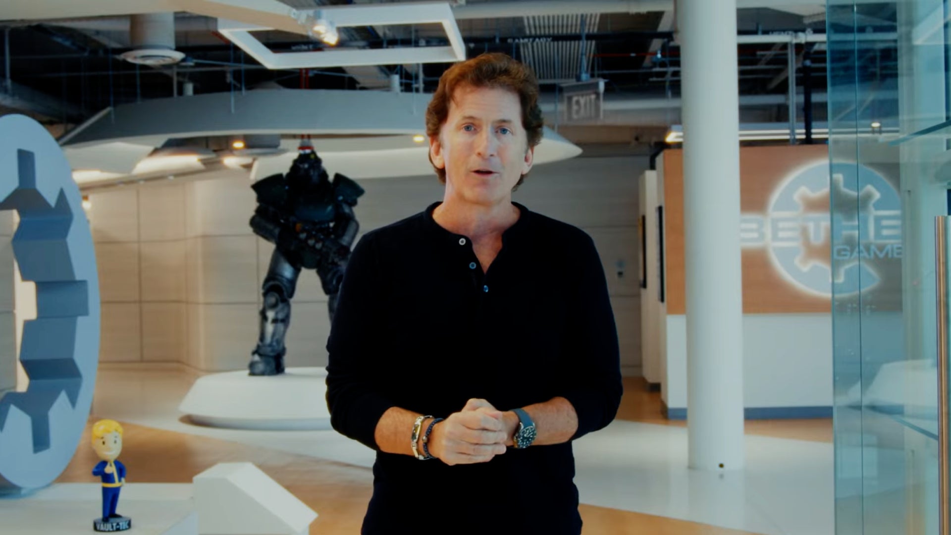 The Elder Scrolls 6 is "progressing really well", Bethesda shout from the kitchen as they baste a GTA-shaped turkey