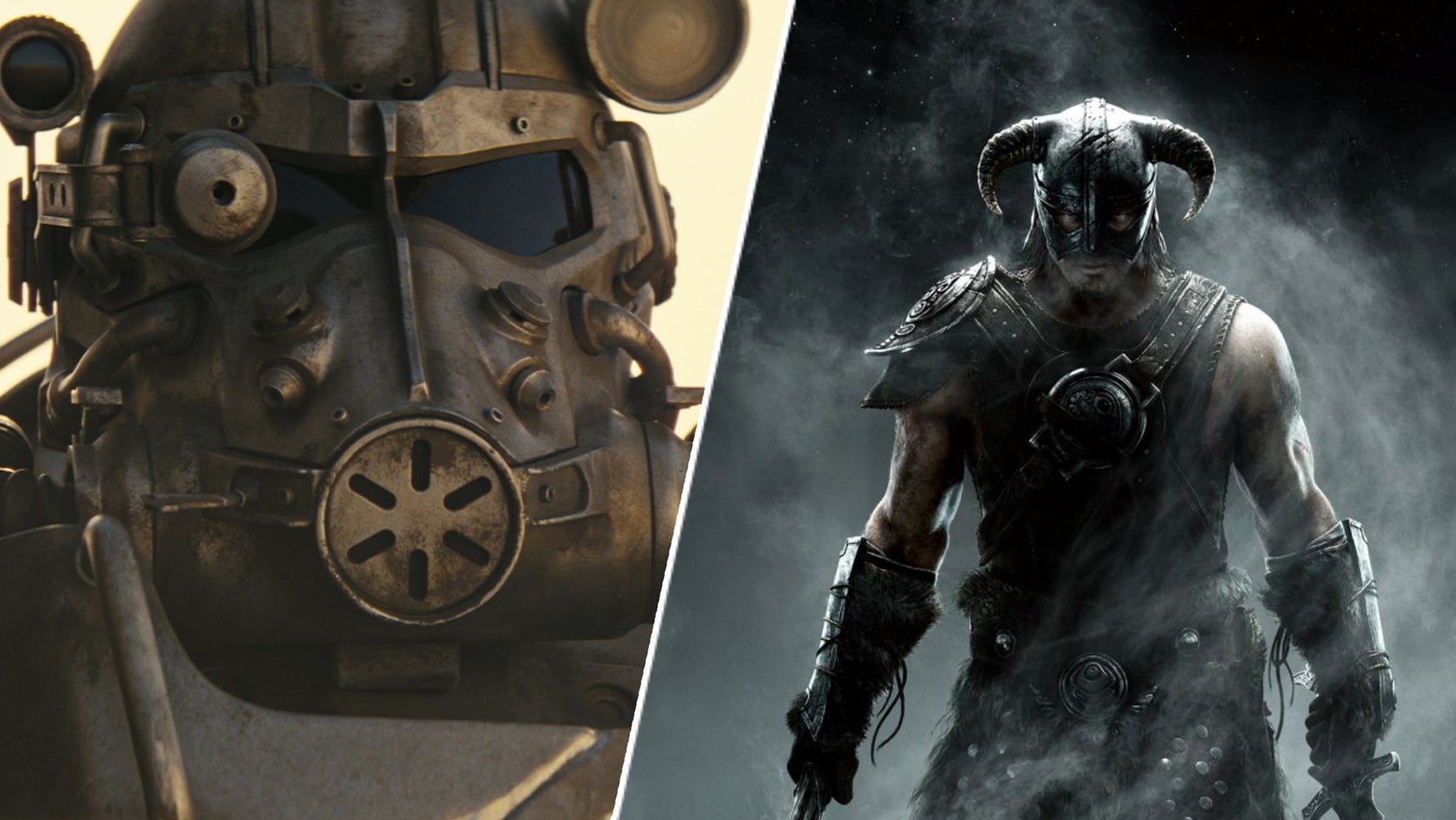 A Brotherhood of Steel member in the Fallout TV Show and Skyrim's Dragonborn. - 1