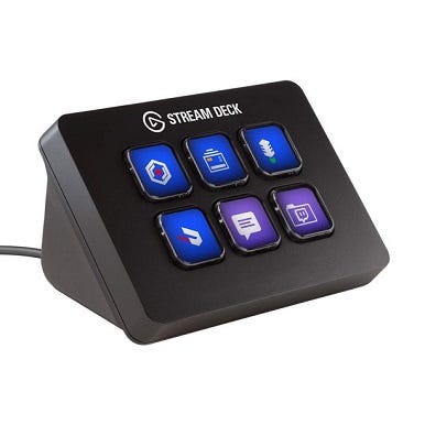 The Elgato Stream Deck against a white background.