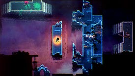 An example of one of the moving platform-filled dungeons in Loot River.