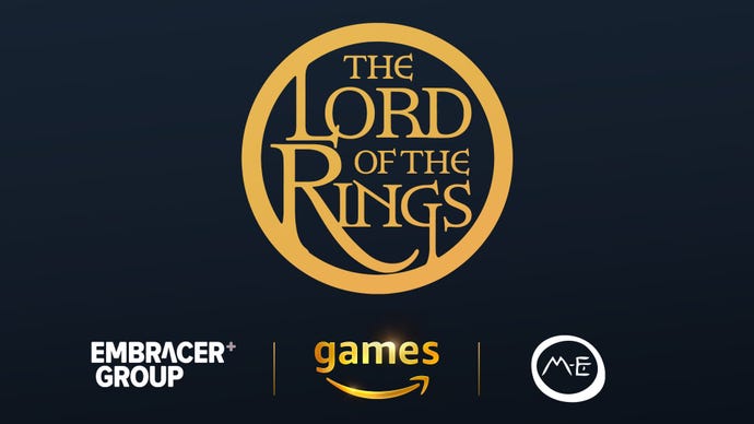 A blast of logos to announce Amazon and Embracer's Middle-earth MMO.