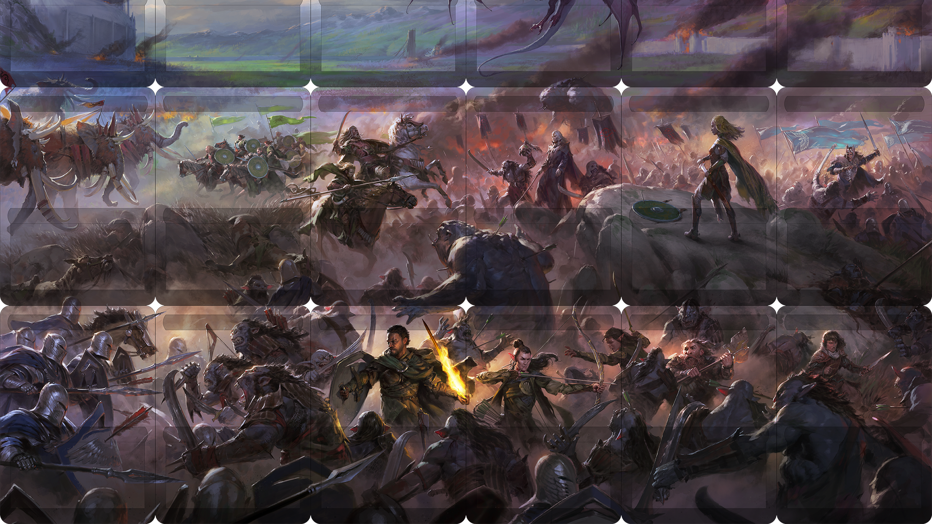 mtg lotr artwork cards Faramir, Field Commander Art Card [The Lord of the Rings: Tales of Mid main image 1