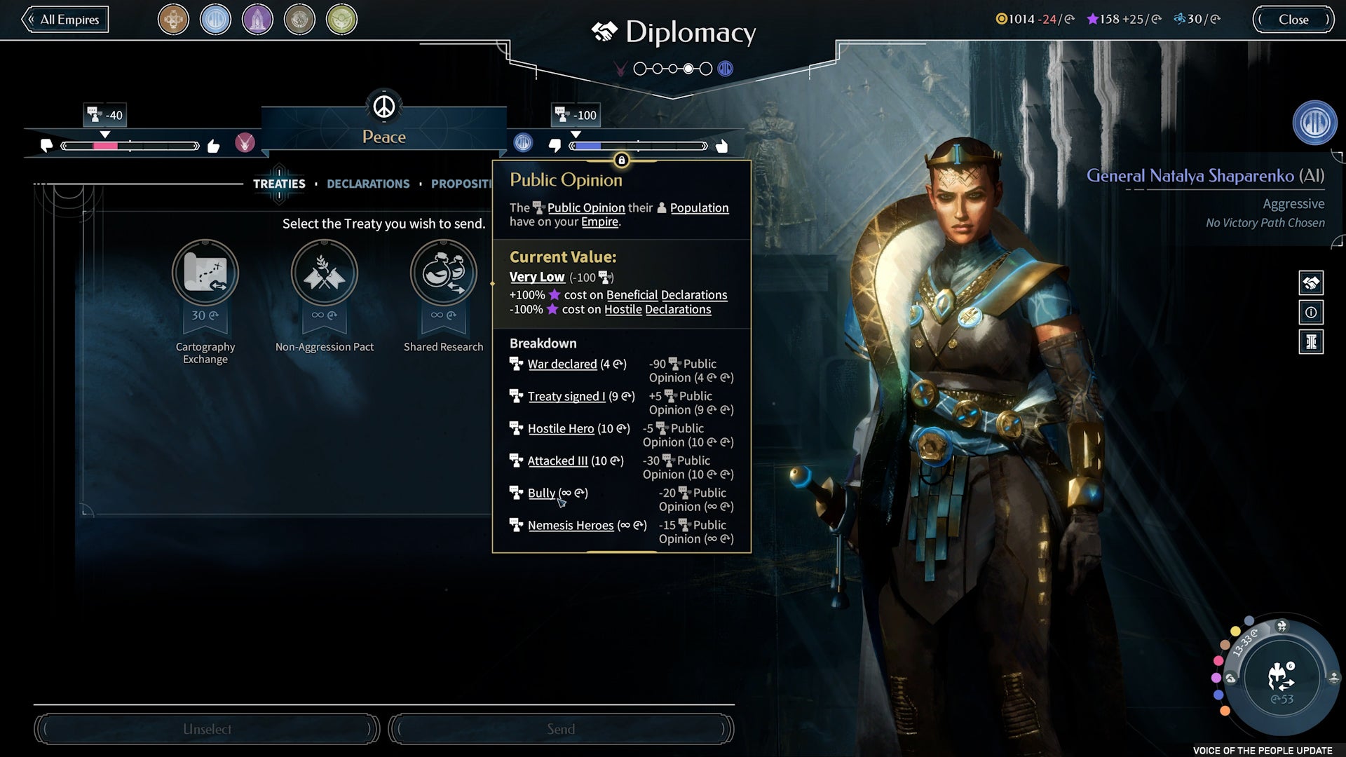 Endless Legend 2's answer to the common 4X problem of "goldfish" AI is a cunning system of badges, from Pleasant to Bully