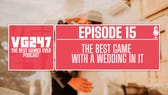 Best Games Ever podcast promo image for Ep 15 - best game with a wedding in it