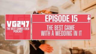 Best Games Ever podcast promo image for Ep 15 - best game with a wedding in it