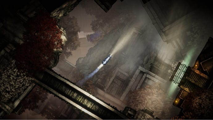 A steam train-like spaceship moves around the gothic horror world of Sunless Skies, which boasts pixel-esque graphics.