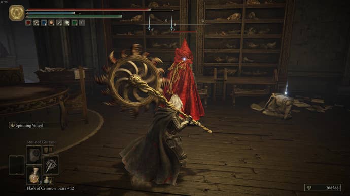 Sneaking up on an enemy in Elden Ring: Shadow Of The Erdtree.