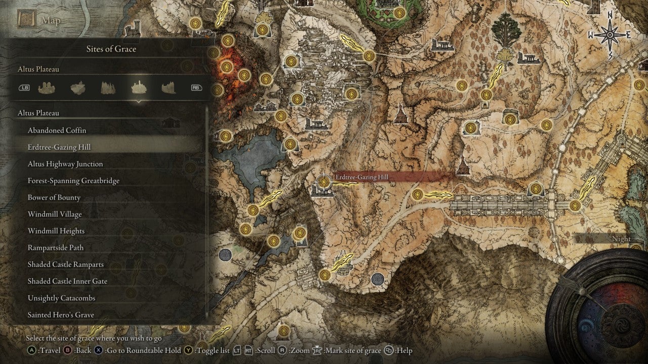 Erdtree-Gazing Hill Grace in Elden Ring