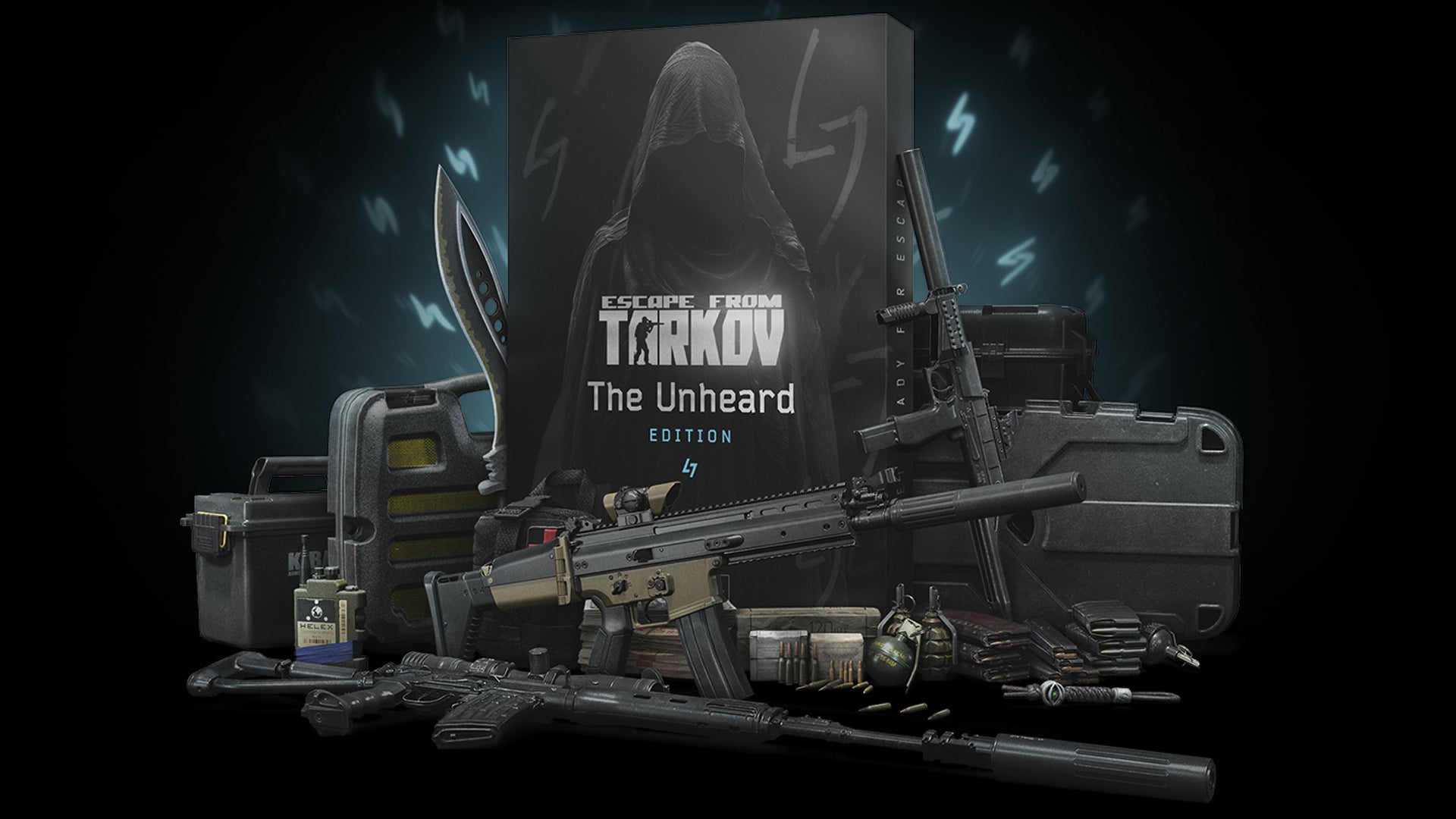The contents of Escape from Tarkov's $250 Unheard Edition, including unique items, starting boosters and an exclusive PvE mode - 1