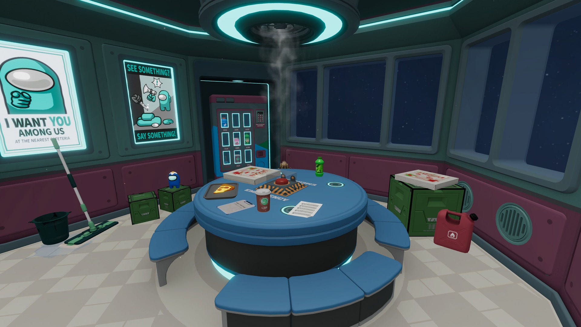 Puzzle your way out of an Among Us escape room in free Escape Simulator ...