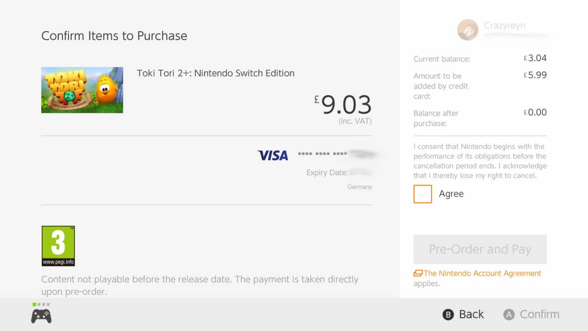 Nintendo Switch eShop finally lets you cancel pre orders