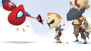 Estúdio de God of War celebra Spider-Man com desenho caricato
