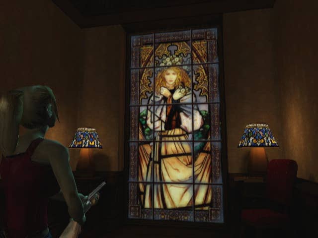 Clara can be seen looking at a stained glass window in Eternal Darkness Sanity’s Requiem
