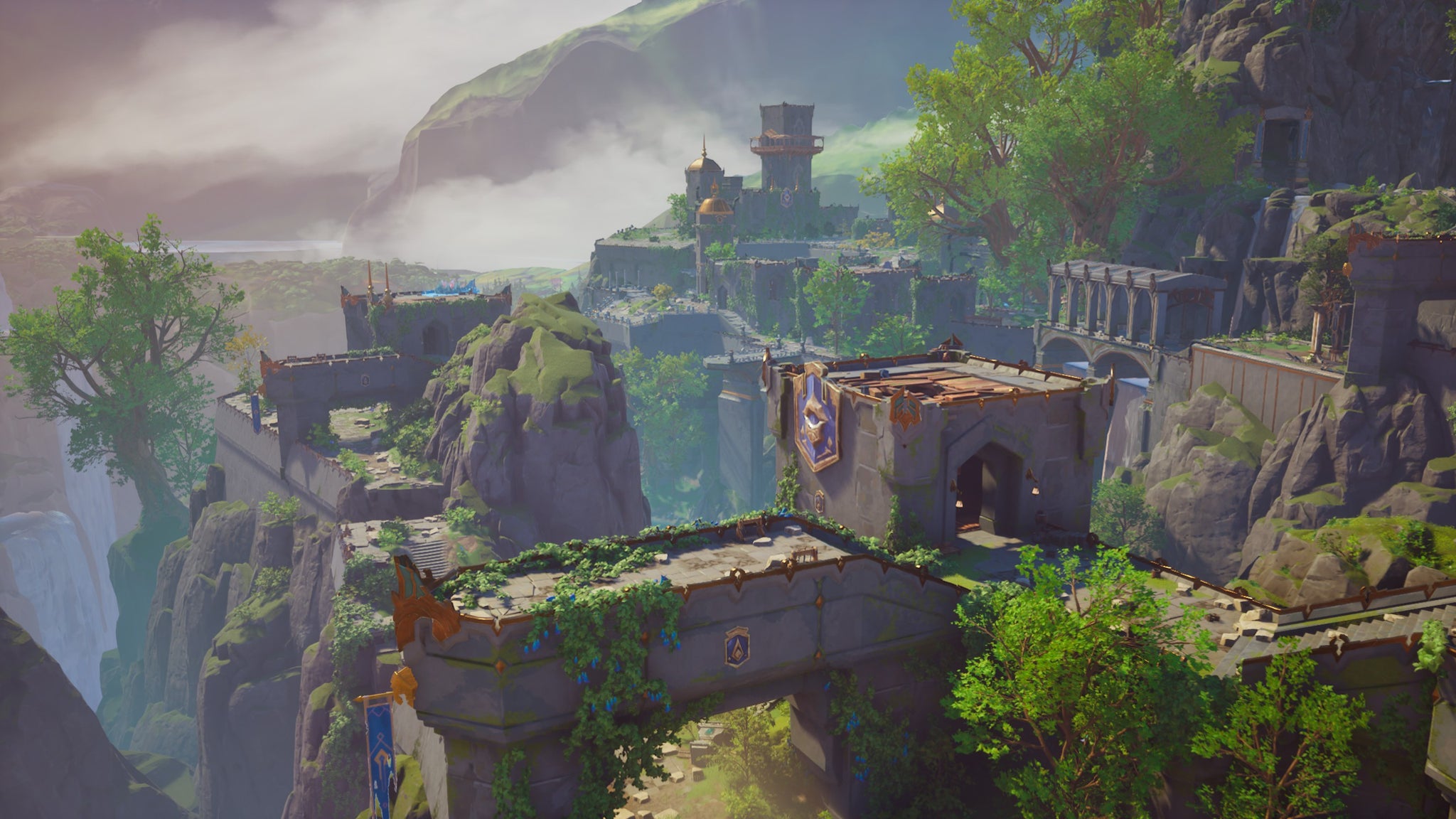 A castle-like structure in Eternal Strands big world. - 7