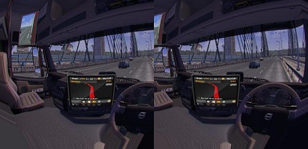 Impressions Oculus Rift support for Euro Truck Simulator 2 Rock