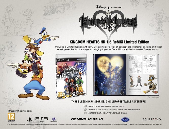 Kingdom Hearts HD 1.5 Remix gets UK release date | Eurogamer.net