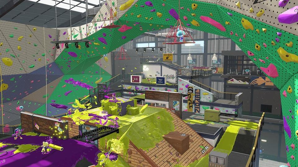 Este será um dos cenários de Splatoon 2 | Eurogamer.pt