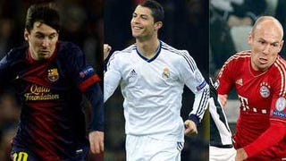 Messi, Cristiano Ronaldo e Robben são os três melhores jogadores de FIFA 15