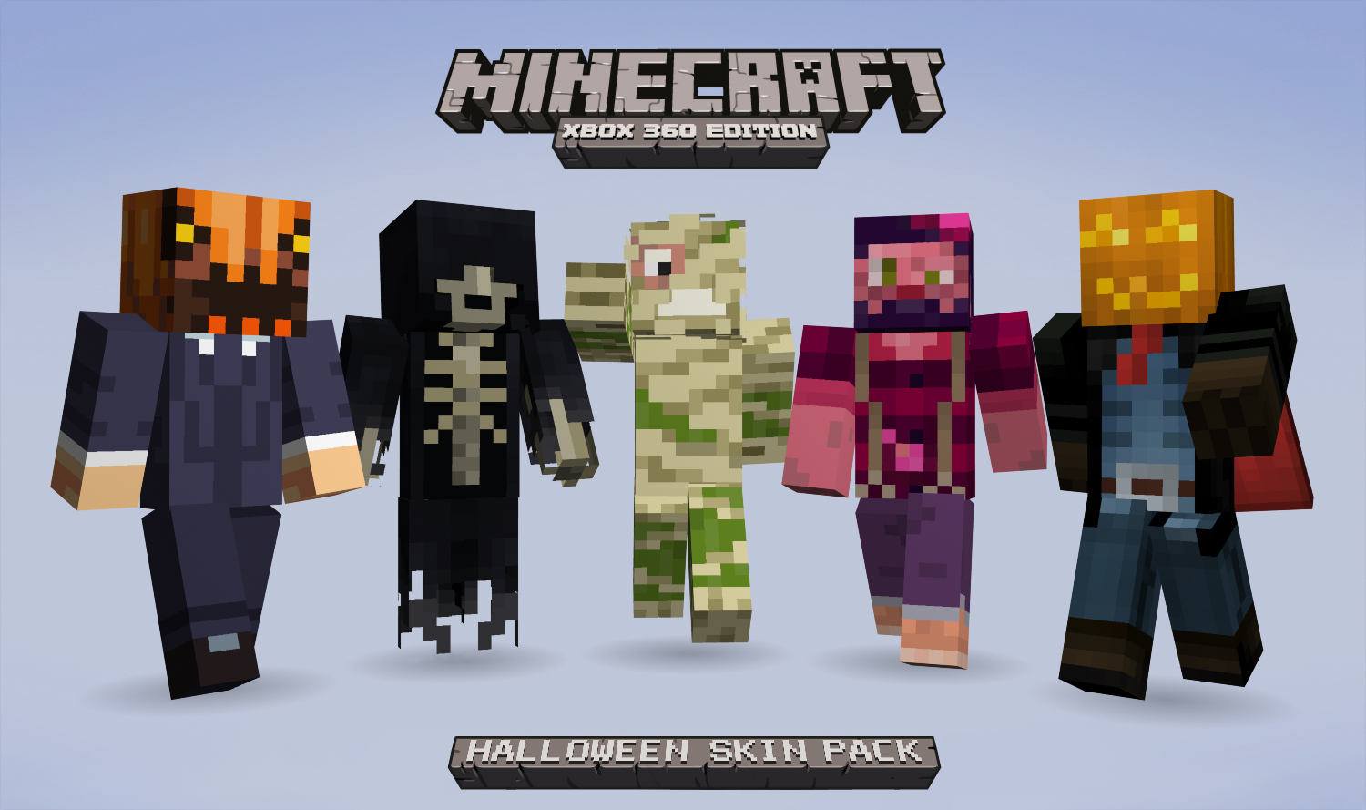 Minecraft Xbox 360 Halloween Skin Pack released, money goes to charity ...