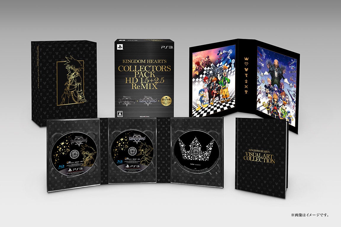 KINGDOM HEARTS-HD 2.5 ReMIX　フレンドシップカード Kingdom Hearts HD 2.5 Remix com edição limitada no Japão