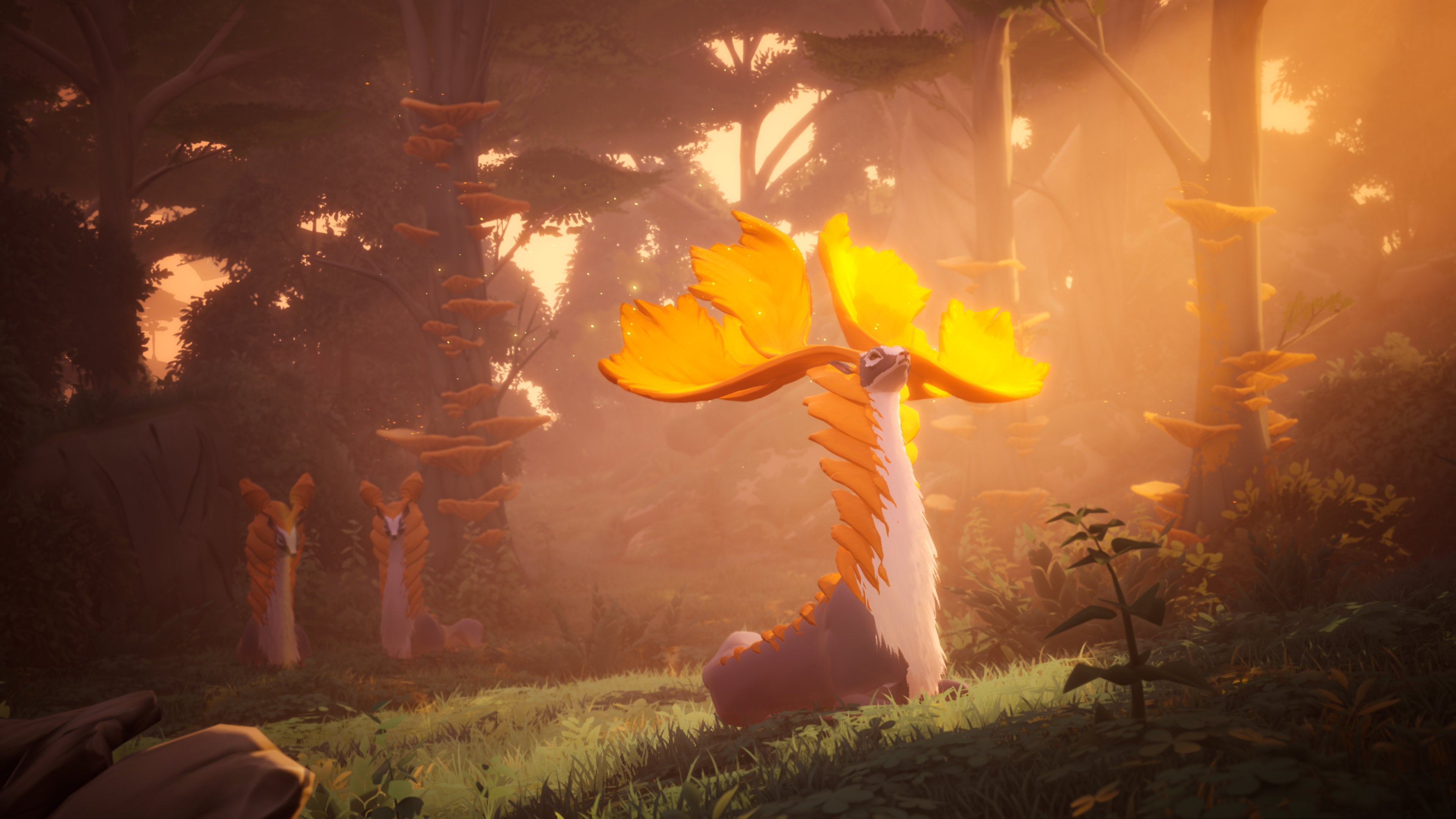 A magnificent fantasy stag in Everwild art.